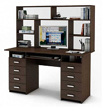 Компьютерный стол Лайт-9К с надстройкой в интернет-портале Алеана-Мебель
