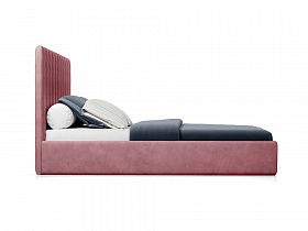 Мягкая кровать Сабрина Selfi 12 violet вид сбоку