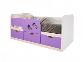 Кровать Минима Лего-2, лиловый сад в интернет-портале Алеана-Мебель
