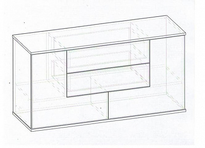 Схема для Тумбы Мебелайн 3
