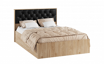Кровать с настилом ЛДСП Модена МКР-1 140х200, гикори рокфорд в интернет-портале Алеана-Мебель