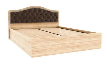 Кровать с подъемным механизмом Дели 160х200, дуб сонома/шоколад в интернет-портале Алеана-Мебель