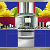 Кухня с фотопечатью Валентина-14 в интернет-портале Алеана-Мебель