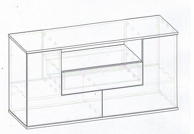 Схема для Тумбы Мебелайн 2