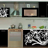 Кухня с фотопечатью Мальва-6 в интернет-портале Алеана-Мебель
