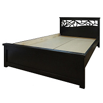 Кровать Майя ВМК-Шале цвет венге каркас общий вид
