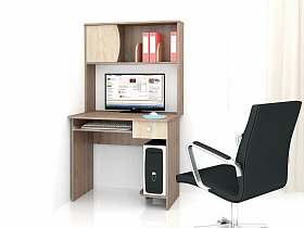 Стол компьютерный Грета-4 (Ясень шимо) в интернет-портале Алеана-мебель