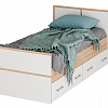 Кровать с реечным настилом Сакура LIGHT 90х200, дуб сонома в интернет-портале Алеана-Мебель