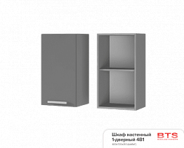 Шкаф настенный 1-дверный Титан 4В1 в интернет-портале Алеана-Мебель