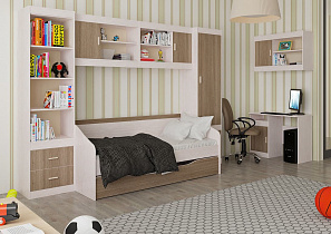 Детская комната Паскаль (комплект 2) в интернет-портале Алеана-Мебель