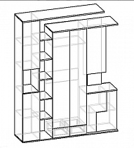 Схема Прихожей Мебелайн-6