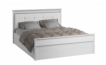 Кровать с настилом ДСП Ливорно ЛКР-1 160х200, ясень в интернет-портале Алеана-Мебель