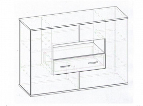 Схема для Тумбы Мебелайн 16