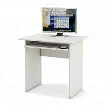 Компьютерный стол Лайт - 1К ВМФ белый