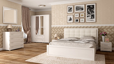 Спальня Ника-Люкс (комплект 1) в интернет-портале Алеана-Мебель