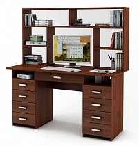 Письменный стол Лайт-9Я с надстройкой в интернет-портале Алеана-Мебель