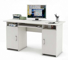 Компьютерный стол Лайт-6К ВМФ белый