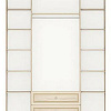 Шкаф комбинированный Брайтон 25 4-х дверный БЕЗ ЗЕРКАЛА Ижмебель внутреннее наполнение