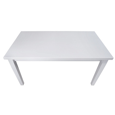 Обеденный стол Оскар ВМК-Шале белый цвет столешница сверху