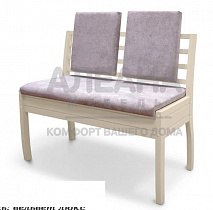 Прямая скамья из массива Соверен в интернет-портале Алеана-Мебель