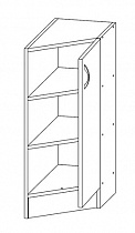 Тумба угловая не гнутая Т-3167  в интернет-портале Алеана-Мебель