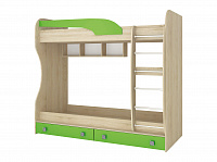 Кровать 2-ярусная Колибри, Мохито матовый