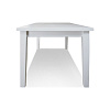 Обеденный стол Оскар ВМК-Шале в белом цвете вид сбоку