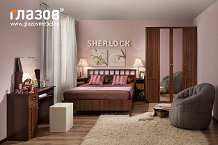 Спальня SHERLOCK Шерлок (комплект 4) в интернет-портале Алеана-Мебель