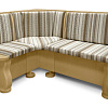 Кухонный диван из массива Розенлау угловой ВМК-Шале цвет: сосна