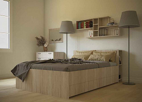 Кровать Прямая спинка в интернет-портале Алеана-Мебель