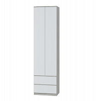 Шкаф для одежды с ящиками Лори, дуб серый