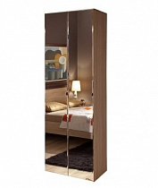Шкаф для одежды + 2 фасада Зеркало Bauhaus 8 в интернет-портале Алеана-Мебель
