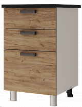 Шкаф-стол 5Р3 с 3-мя ящиками Крафт в интернет-портале Алеана-Мебель
