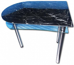 Обеденный стол ОС-38 (черный мрамор) в интернет-портале Алеана-Мебель