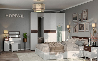 Спальня Норвуд (комплект 2) в интернет-портале Алеана-Мебель