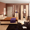 Спальня Баухаус BAUHAUS (комплект 1) в интернет-портале Алеана-Мебель