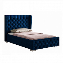 Кровать Франческа с подъемным механизмом 140*200 синяя в интернет-портале Алеана-Мебель