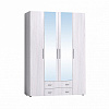 Шкаф для одежды и белья Монако 555, Белый в интернет-портале Алеана-Мебель
