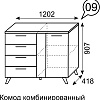 Комод Sofia 09 Ижмебель Схема