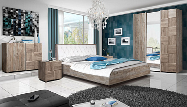 Спальня Риксос КМК (Комплект) в интернет-портале Алеана-Мебель