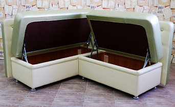 Кухонный угловой диван Престиж PLT без спального места (с ящиками)