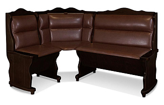 Кухонный диван из массива Себастьян ВМК-Шале цвет каштан