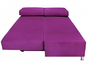 Диван-еврокнижка Парма Люкс велюр фиолетовый Фотодиван в разложенном виде
