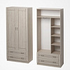 Шкаф комбинированный с 2-мя ящиками Кантри КТ-22 в интернет-портале Алеана-Мебель
