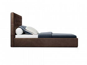 Мягкая кровать Жаклин Omega 22 вид сбоку