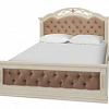 Кровать из массива с мягким изголовьем Пандора в интернет-портале Алеана-Мебель
