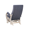 Кресло глайдер модель 708 (Ткань Verona Denim Blue + дуб шампань с патиной) вид сзади