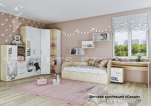 Детская комната Сенди STREET GIRL в интернет-портале Алеана-Мебель