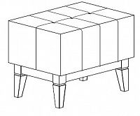 Изд.457 Банкетка ШхГхВ 60х43х45 см