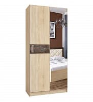 Шкаф 2-х створчатый Мадлен, Дуб шале мореный